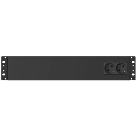 Phasak SAI PH 9202 Línea Interactiva Compacta 800VA 480W Rack 2U con 8 Salidas Schuko, Protección APFC y USB HID